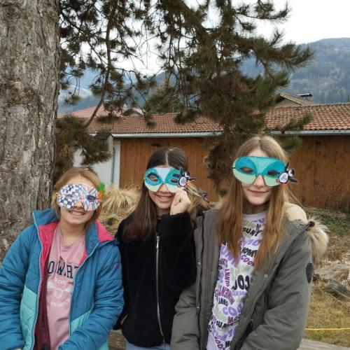 Buntes Faschingstreiben an der MS Volders