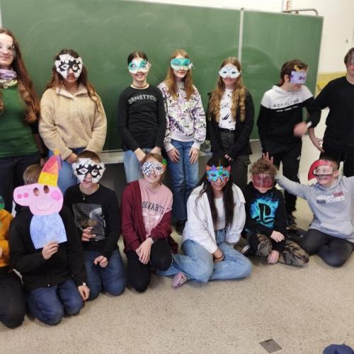 Buntes Faschingstreiben an der MS Volders