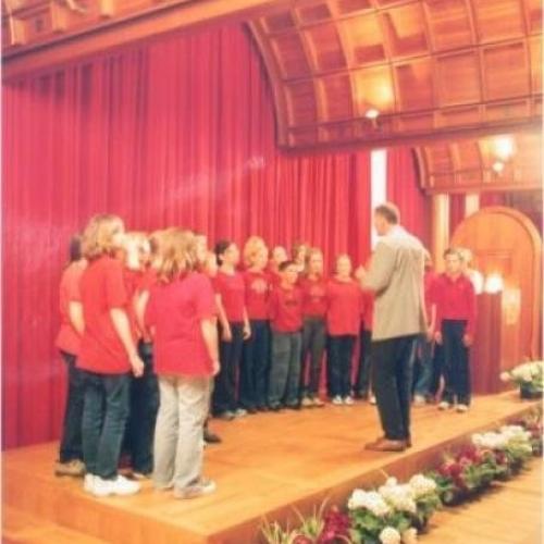 HS-Chor beim Landjugendsingen