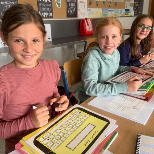 Englisch lernen in der 1b Klasse 