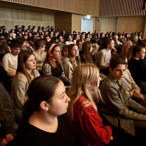 Solisten am Podium Haus der Musik