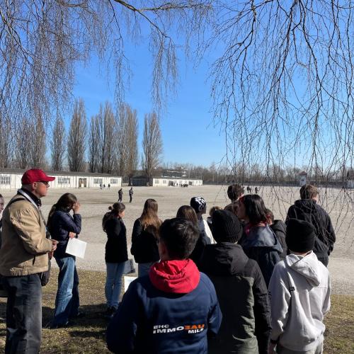 Besuch der KZ-Gedenkstätte Dachau 4ab - 05. März. 2025 -