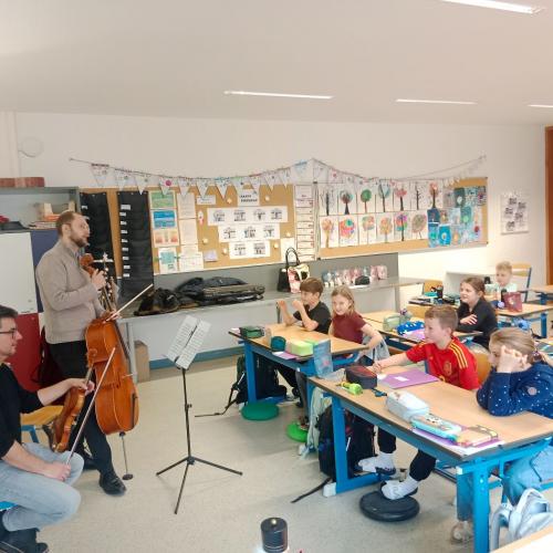 Das Tiroler Sinfonieorchester Innsbruck im Klassenzimmer 