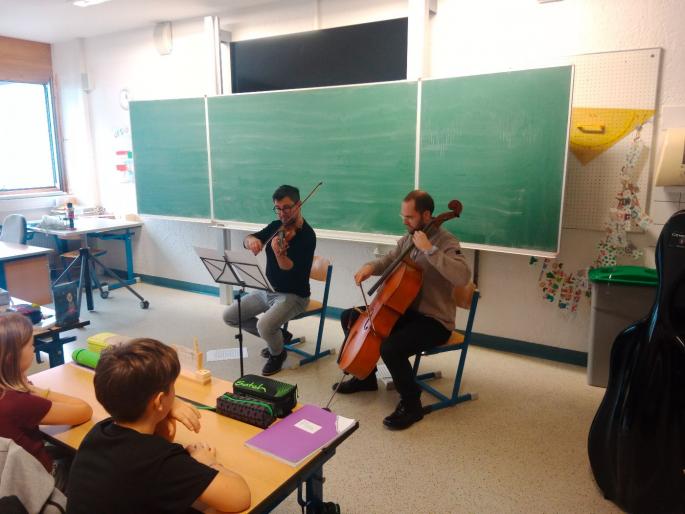 Das Tiroler Sinfonieorchester Innsbruck im Klassenzimmer