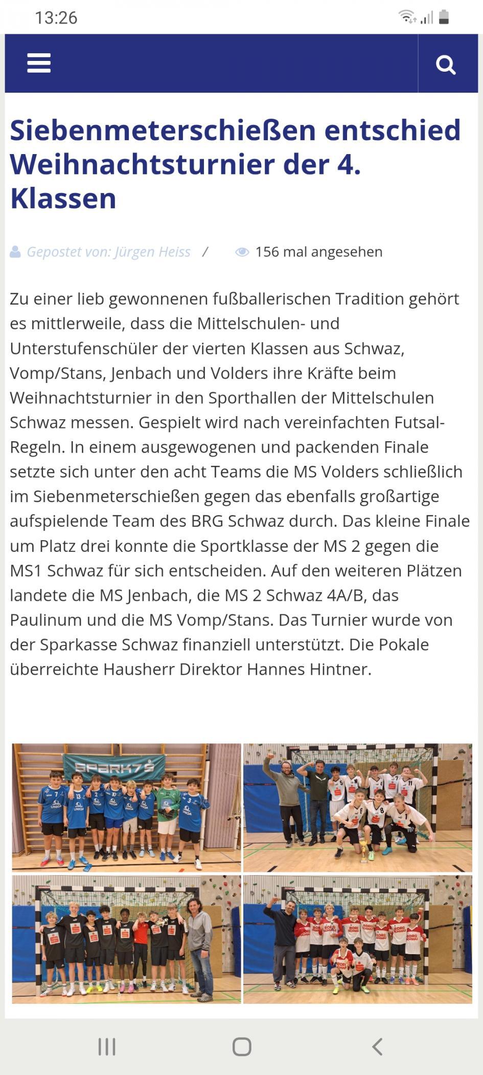 Fußballturnier Schwaz 2025